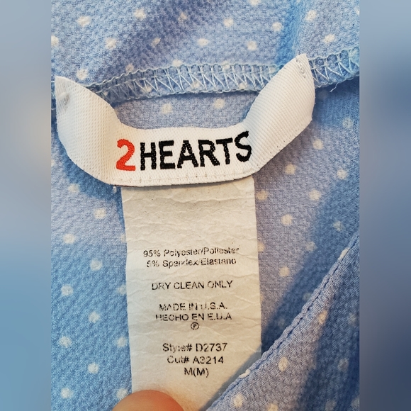 🌟3 for $25- Light blue polka dot dress - Picture 4 of 5